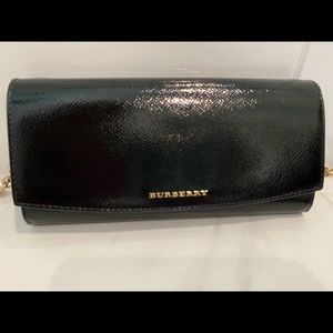 Burberry Henley Leather Wallet on Chain